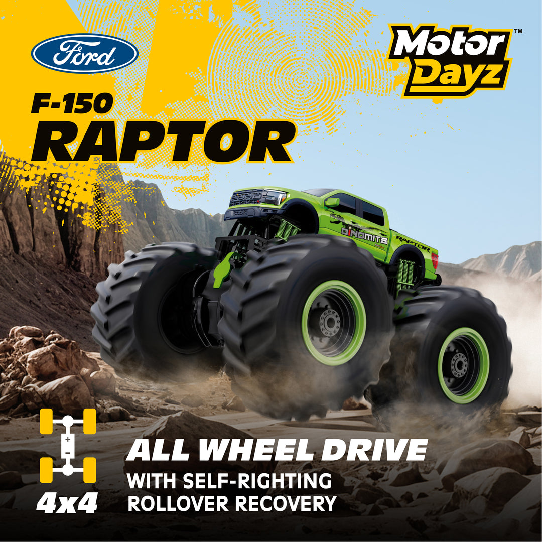 Amazon Ric4 Logo Raptor 1:10 RC 4x4 Ford Raptor R Dinomite