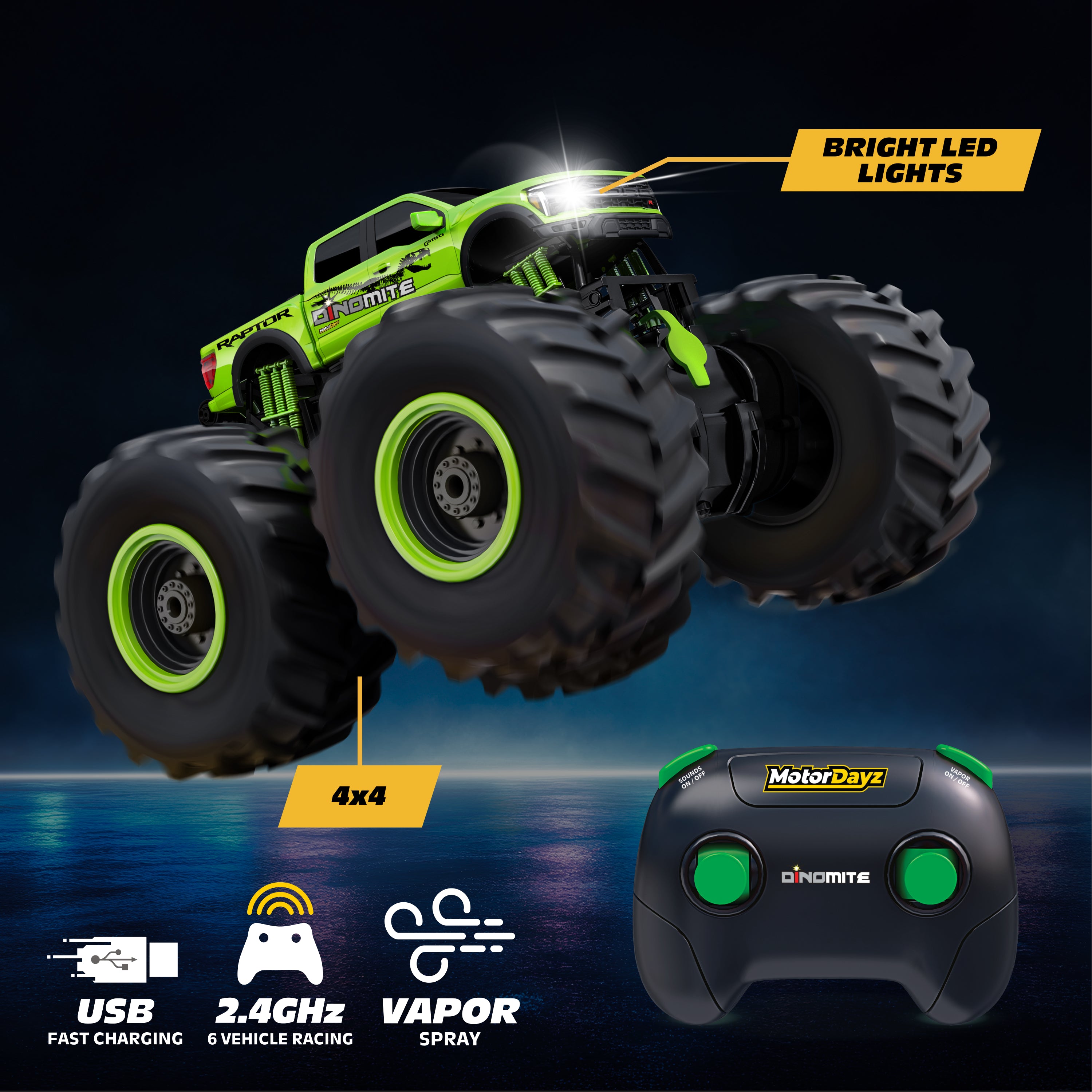 1:10 RC 4x4 Ford Raptor R Dinomite