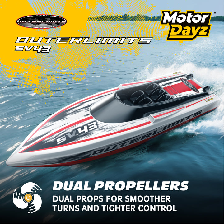 20" RC Outerlimits SV43 Speedboat