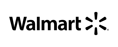 Walmart logo in black on a white background